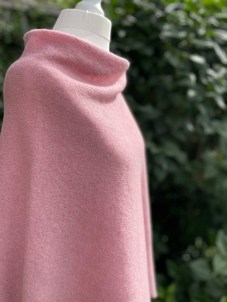 DUSKY PINK PONCHO