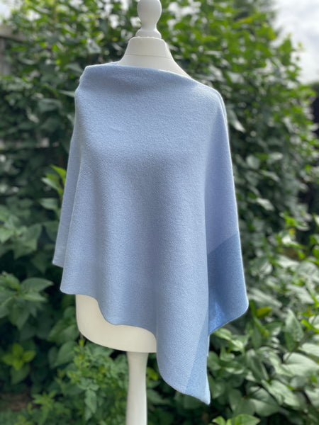 ICEBERG BLUE PONCHO