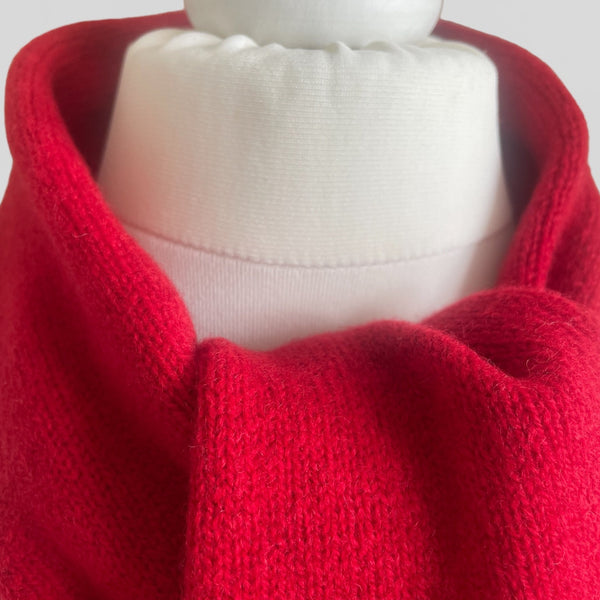 SKINNY NECKERCHIEF BRIGHT RED